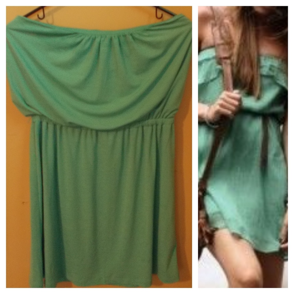 NWOT MINT GREEN TRIXXI DRESS SZ. L